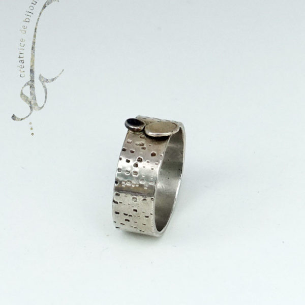 Boucles d'oreilles argent "galet" – Image 2