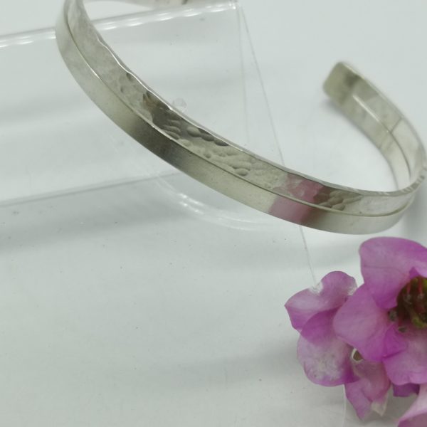 Bracelet argent double mixte