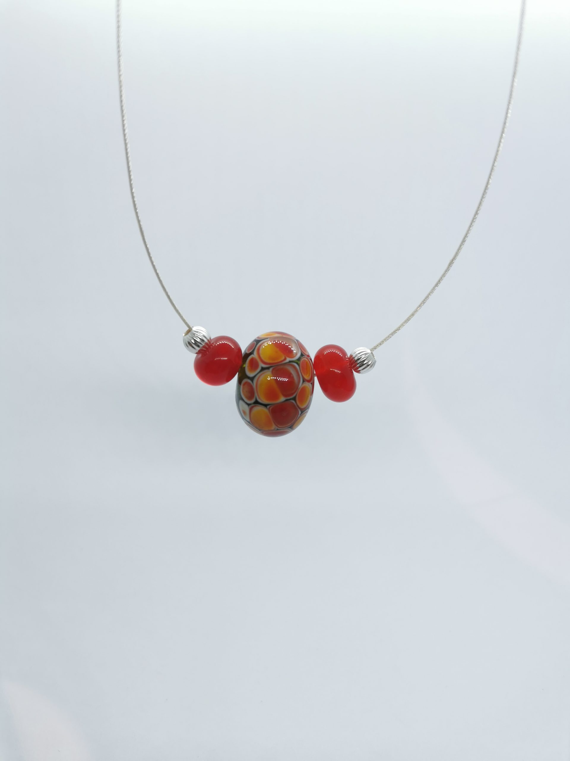 collier perle de verre