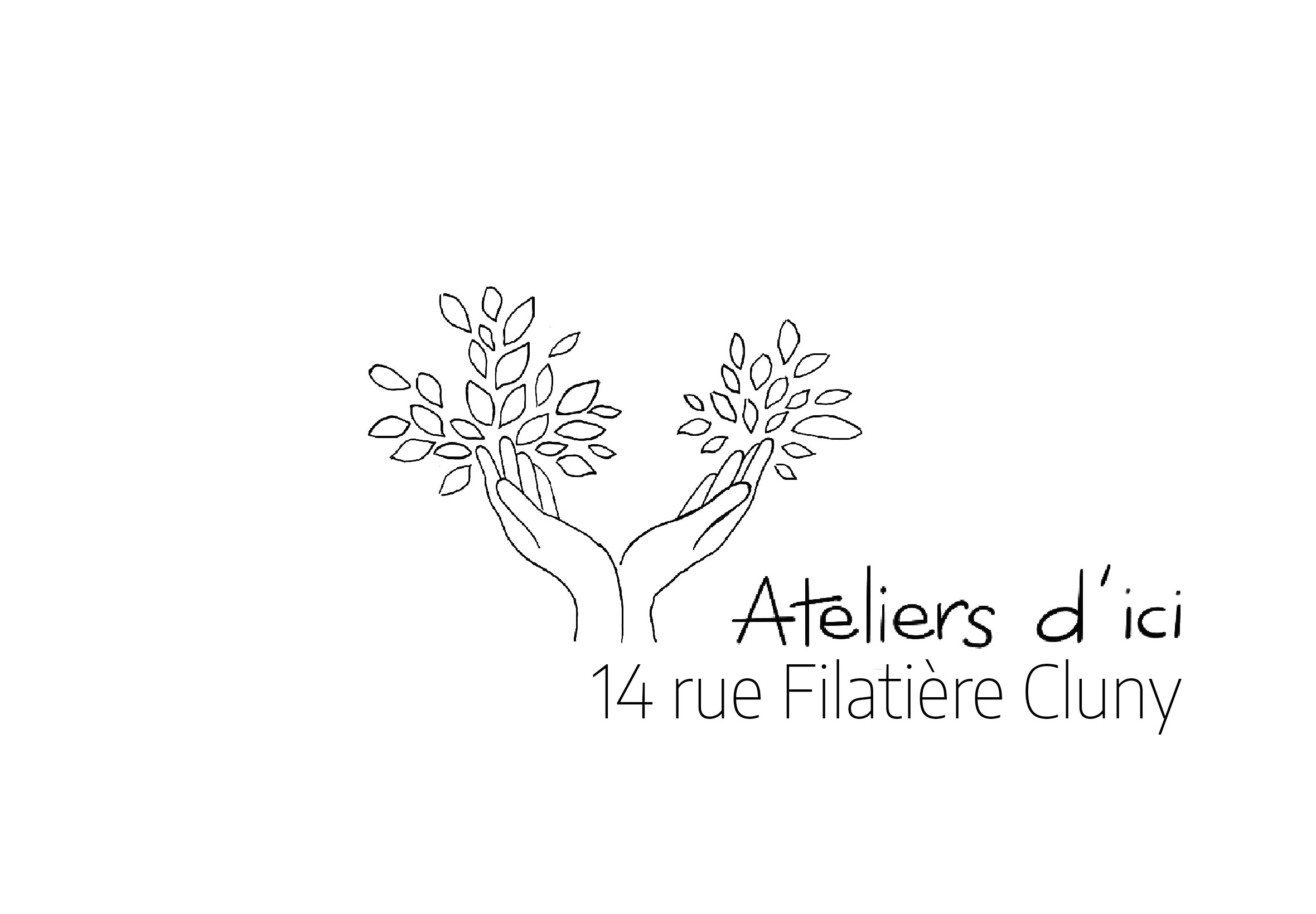 Logo Ateliers d'ici, boutique éphémère artisanat au 14 rue Filaterie à Cluny